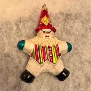 Christopher Radko Snowstar Santa Christmas Tree‎ Ornament Holiday Decor